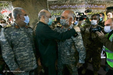 حضور سردار سلامی و جمعی از فرماندهان نظامی در مرحله نخست رزمایش پیامبر اعظم (ص) ۱۶ نیروی زمینی سپاه ۱