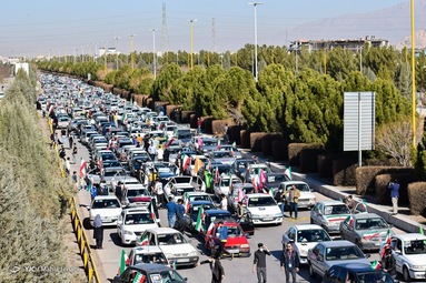 مراسم راهپیمایی یوم الله۲۲ بهمن و جشن چهل‌و دومین سالگرد پیروزی انقلاب اسلامی - کرمان