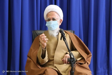 دیدار دکتر علی عسکری، رئیس صداوسیما با آیت الله جوادی آملی 