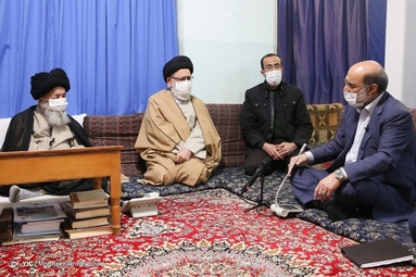 دیدار دکتر علی عسکری، رئیس صداوسیما با آیت الله علوی گرگانی 