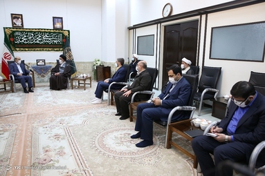 دیدار دکتر علی عسکری، رئیس صداوسیما با آیت الله سعیدی 