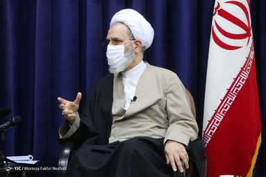 دیدار دکتر علی عسکری، رئیس صداوسیما با آیت الله اعرافی 