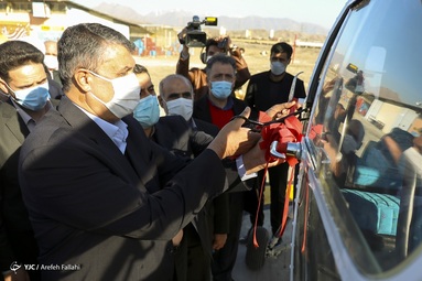 آیین رونمایی از موتور اورهال شده هلیکوپتر برای اولین بار در ایران