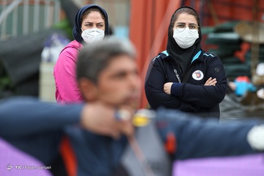 هفته پایانی لیگ تیراندازی با کمان -  سایت تیراندازی  ورزشگاه آزادی تهران