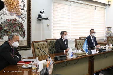 دیدار مدیرکل آژانس بین‌المللی انرژی اتمی و رئیس سازمان انرژی اتمی ایران