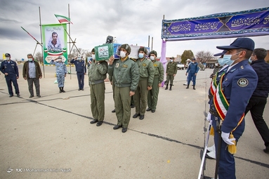 تشییع پیکر پاک شهید خلبان «بیرجند بیک محمدی»