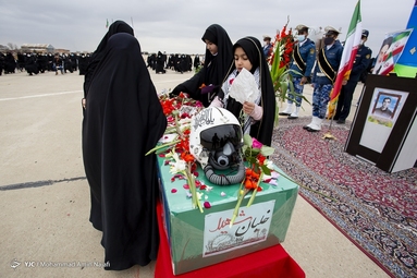 تشییع پیکر پاک شهید خلبان «بیرجند بیک محمدی»