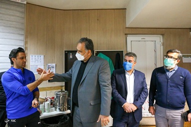 معارفه و اولین تمرین استقلال با حضور فرهاد مجیدی