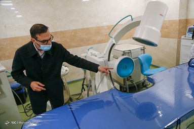 مراسم افتتاح مرکز درمانی شهید فتح آبادی جهت ارائه خدمات تخصصی به بیماران کرونایی 
