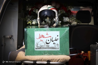 تشییع پیکر شهید خلبان تازه تفحص شده «بیرجند بیک محمدی» - تبریز‎