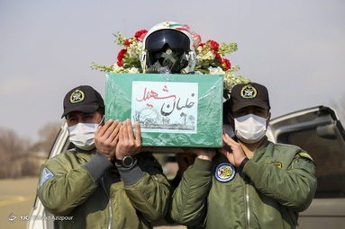 تشییع پیکر شهید خلبان تازه تفحص شده «بیرجند بیک محمدی» - تبریز‎