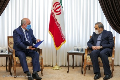 دیدار دکتر ولایتی مشاور مقام معظم رهبری با سفیر روسیه در ایران