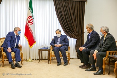 دیدار دکتر ولایتی مشاور مقام معظم رهبری با سفیر روسیه در ایران
