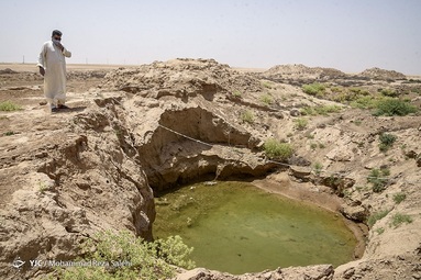 غیزانیه در رنج بی آبی