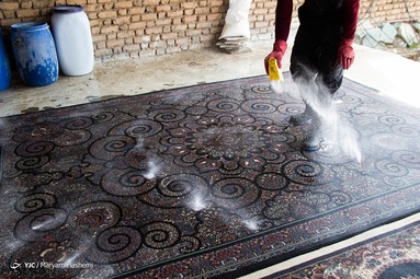قالیشویی در آستانه نوروز