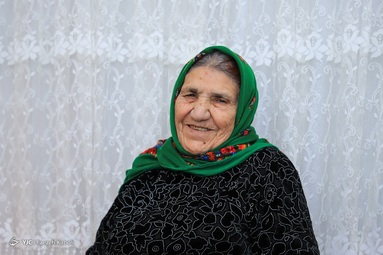 فضه طیبی، مادر شهید والامقام سلطان علی رایج. شهادت 1367 - روستای کفشگیری - استان گلستان 