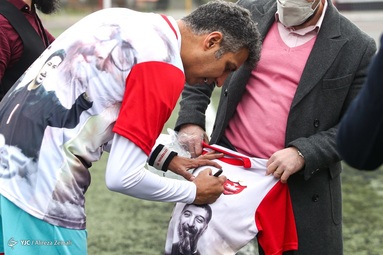 رقابت دوستانه منتخب سرخابی با رسانه ورزش