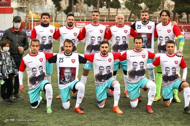 رقابت دوستانه منتخب سرخابی با رسانه ورزش