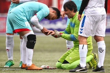 رقابت دوستانه منتخب سرخابی با رسانه ورزش