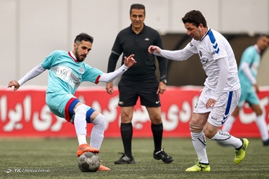 رقابت دوستانه منتخب سرخابی با رسانه ورزش