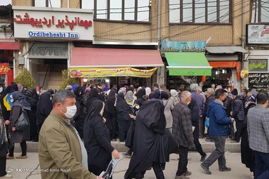 صف خرید مرغ - همدان