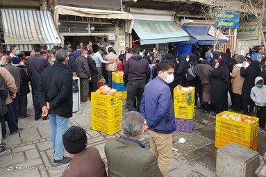 صف خرید مرغ - همدان