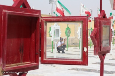 لحظه تحویل سال ۱۴۰۰ - گلزار شهدای سیستان و بلوچستان