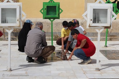 لحظه تحویل سال ۱۴۰۰ - گلزار شهدای سیستان و بلوچستان