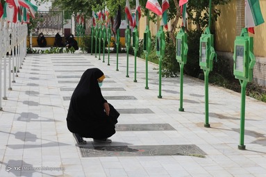 لحظه تحویل سال ۱۴۰۰ - گلزار شهدای سیستان و بلوچستان