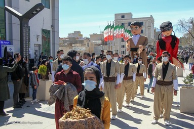 پیشوازی از عید نوروز در سنندج