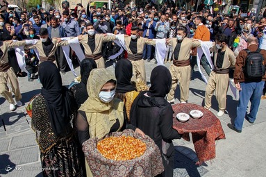 پیشوازی از عید نوروز در سنندج