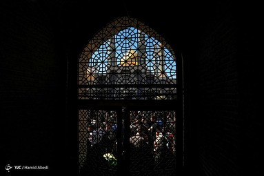 لحظه تحویل سال در جوار حرم حضرت معصومه (س) - قم