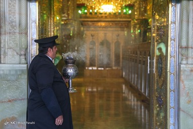 مراسم تحویل سال نو - حرم مطهر حضرت احمدبن موسی الکاظم (ع)