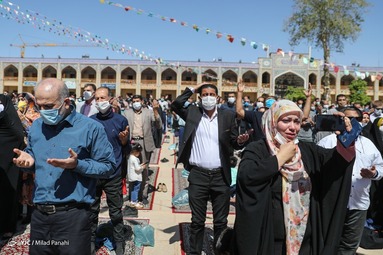مراسم تحویل سال نو - حرم مطهر حضرت احمدبن موسی الکاظم (ع)
