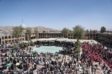 مراسم تحویل سال نو - حرم مطهر حضرت احمدبن موسی الکاظم (ع)