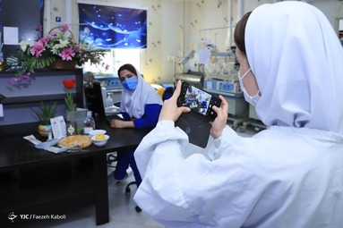 تحویل سال در بیمارستان شهید صیاد شیرازی گرگان‎