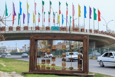 زیبا سازی شهر گرگان برای عید ۱۴۰۰