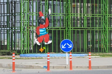 زیبا سازی شهر گرگان برای عید ۱۴۰۰