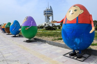 زیبا سازی شهر گرگان برای عید ۱۴۰۰