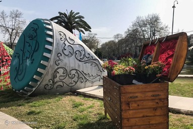 زیبا سازی شهر گرگان برای عید ۱۴۰۰