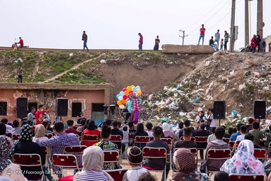 جشن نوروزی در کوره آجرپزی