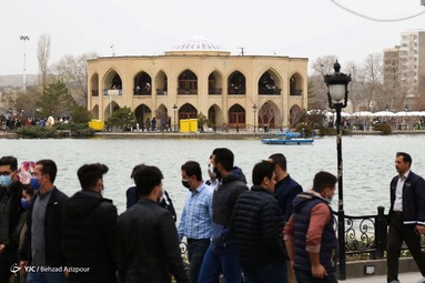 مسافران نوروزی تبریز
