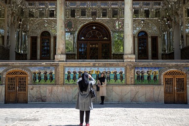 بازدید گردشگران از کاخ گلستان - تهران