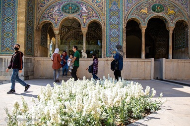 بازدید گردشگران از کاخ گلستان - تهران