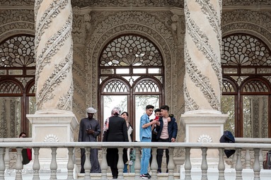 بازدید گردشگران نوروزی از موزه سینما - تهران