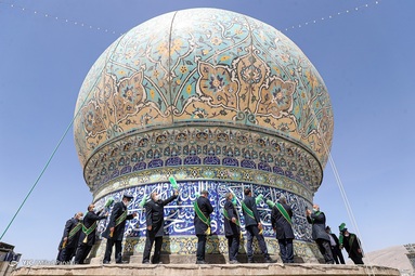 آیین غبارروبی حرم حضرت شاهچراغ (ع)