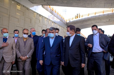سفر یک روزه ی اسحاق جهانگیری به مشهد مقدس و افتتاح چند طرح عمرانی