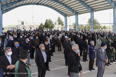 تشییع و خاکسپاری محیط بانان زنجانی