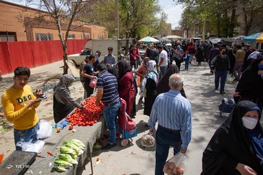 جمعه بازار کرونایی - همدان