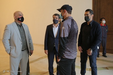 بازیکنان پرسپولیس در راه گوا - فرودگاه امام خمینی (ره)